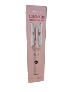 lot 7016 image: Sejoy Automatic Hair Curling Iron in Pink