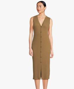 lot 7493 image: Vince Womens Rib Slvlss Dress Small (Luxury) - Retail $126