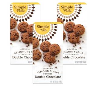 lot 15599 image: Simple Mills Almond Flour Double Chocolate Chip Cookies