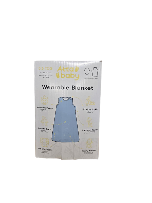 lot 9621 image: Atta Baby Wearable Sleep Blanket 0.5 TOG 12-18M