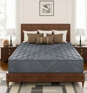SweDrea 10 in. Anti Static Firm Cooling Breathable Gel Memory Foam Hybrid Mattresses with CertiPUR-US, OEKO-TEX Certified - Size full  - Retail: $200