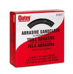 lot 7515 image: Oatey Abrasive Plumber Roll, Fine, 30 ft, 120Grit, Brown