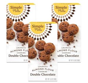 lot 15616 image: Simple Mills Almond Flour Double Chocolate Chip Cookies (3 Pack) - Retail $15