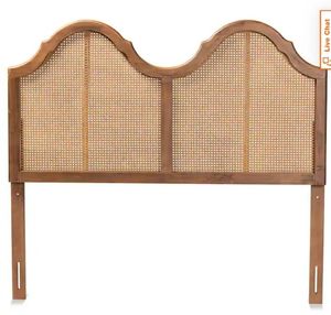 lot 16928 image: Baxton StudioHazel Brown King Headboard - Retail $184
