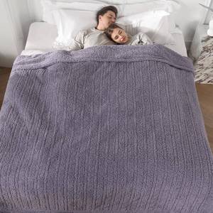 lot 7068 image: ESTINGO Heated Blanket King Size, Electric Blanket King Size Dual Control with 5 Heating Levels &amp 10 Hours Auto Off, Electric Heated Blanket with ETL Certified, Ideal Gift, 100X90, Gray Violet&nbsp