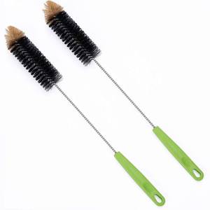 lot 7536 image: Long Bottle Brush, 17 in Bendable Cleaner Brushes for Cleaning Neck Beer Bottles, Wine, Baby Bottles, Water Bottles, Tumblers, Flask, Bird Feeder, Vase and Brewing Supplies black2Pack&nbsp