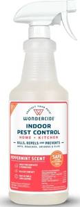 lot 7543 image: Wondercide - Indoor Pest Control Spray for Home and Kitchen - Ant, Roach, Spider, Fly, Flea, Bug Killer and Insect Repellent - with Natural Essential Oils - Pet and Family Safe Peppermint 32 oz&nbsp