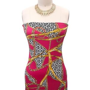 lot 7556 image: 60 Wide Printed 4-Way Stretch Venezia Polyester Spandex Fabric by The Yard for Apparel, Headbands, Decorations, Activewear, Maternity Wear, School &amp DIY Crafts&nbsp