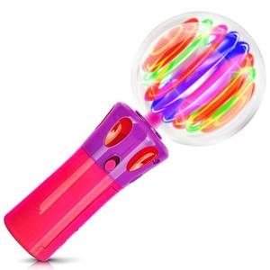lot 13049 image: ArtCreativity Light Up Wand for Kids - LED Light Up Toy Wand for Boys and Girls - Unique Spinning Light Up Toy - Batteries Included - Sensory Toys for Kids with Autism - LED Magic Ball Wand 2 Pack&nbsp