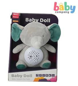 lot 13079 image: Baby Company Baby Plush Comfort Projector Plush - Elephant&nbsp