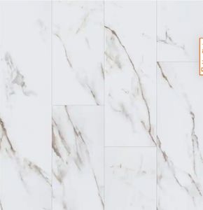 lot 16945 image: Eagle Ridge Marble 22 MIL 9.06 in. W x 48.03 in. L Waterproof Click Lock Vinyl Tile Flooring (21.15 sq. ft. Case) - Retail $70
