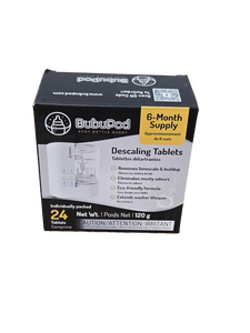 lot 7580 image: Descaling Tablets- 24 count- For Baby Bottle Washers- Removes Scale and Mineral build-up
