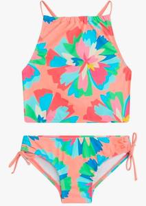 lot 7597 image: Kanu Surf Girls Daisy UPF 50 Beach Sport Halter Tankini 2-Piece Swimsuit Youth Size6