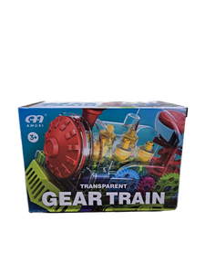 lot 13081 image: Amuxi Transparent Gear Train Toy for Ages 3 and Up Cool Lighting Effects