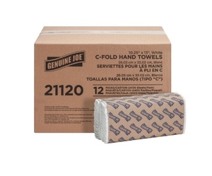 lot 15701 image: Genuine Joe C-Fold Paper Towels