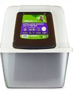 lot 15709 image: Vibrant Life Extra-Large Hooded Cat Litter Box