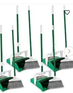 lot 16958 image: PACK OF 4 Brooms (No Dustpans) - Retail $50
