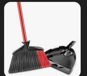 lot 16962 image: Broom and Dustpan