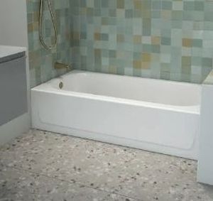 Bootz IndustriesBootzcast 60 in. x 30 in. Soaking Alcove Bathtub with Left Drain in White - Retail: $399