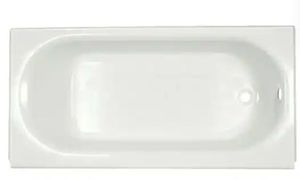 lot 16913 image: Princeton 60 in. x 30 in. Soaking Bathtub with Right Hand Drain in White - Retail $439