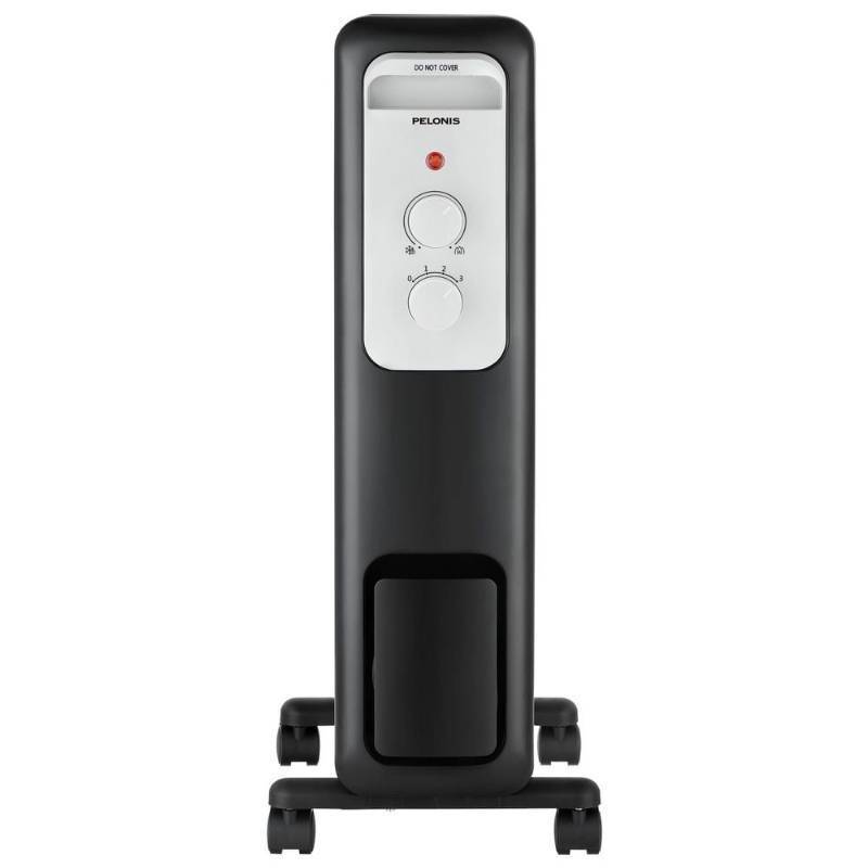 lot 4535 image: 1500-Watt Oil-Filled Radiant Electric Space Heater with Thermostat