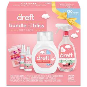 lot 6485 image: Dreft Original Bundle of Bliss Laundry Detergent Gift Pack