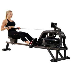 Sunny Health & Fitness Water Rowing Machine  Full Body Home Exercise Rower Workouts SF-RW5713 - Retail: $450