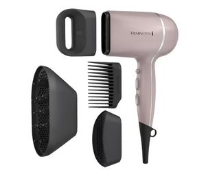 lot 6524 image: REMINGTON Pro Wet2Style Ceramic Ionic Hair Dryer with 4 Attachments, Purple