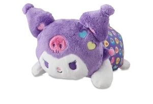 lot 6525 image: Sanrio Kuromia Plush with Sweethearts Candy Print Fabric
