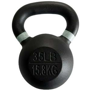 lot 6532 image: Everyday Essentials 35 Lb Full Body Exercise Strength Training Kettlebell Weight