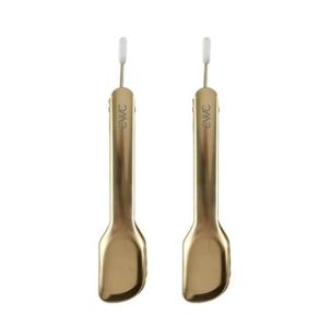 lot 6541 image: Cook with Color 2-Piece Mini Tongs Compact & Durable
