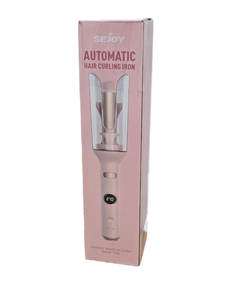 lot 7101 image: Sejoy Pink Automatic Hair Curler Set