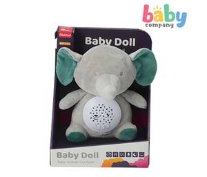 lot 13120 image: Mebkid Baby Company Baby Plush Comfort Projector Plush - Elephant