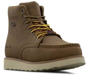 lot 13126 image: Lugz Work Mens Monterey Wide Steel Toe Moc Toe Chukka Work Boots Size 10 Wide