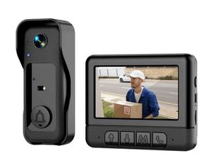 lot 13146 image: Aster Outdoor Visual smart doorbell with 4.3-inch color display, 0.3 megapixel camera for home security