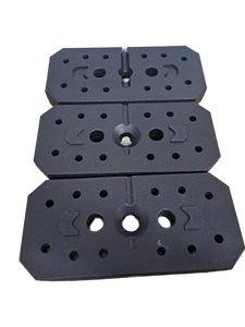 lot 13155 image: Pack of 3 Gym Station Weight Plate Trainers