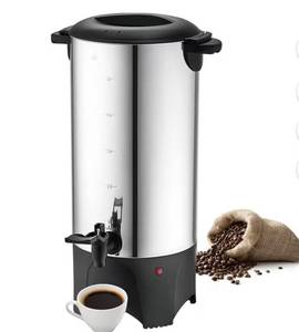 lot 15749 image: VEVOR Commercial Coffee Urn 50 Cup Dispenser - Retail $60