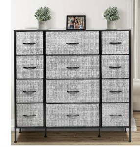 lot 15756 image: Extra Large 12-Drawer Storage Dresser - Retail $85