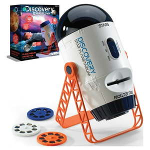 lot 15757 image: Discovery #MINDBLOWN 2-in-1 Reversible Planetarium Space Projector for Children and Elementary School  White - Retail $68