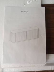 lot 16978 image: SKU CBN082C-WT cabinet - Retail $200