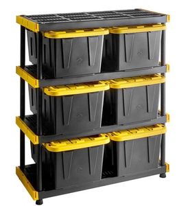 lot 16979 image: Shelving for Tubs (Stock Pic is Different)- Retail $120