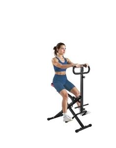 lot 6584 image: VEVOR - Squat Machine, Deep Squat Rowing Machine for Home, Easy Setup & Foldable Exercise Equipment, Glute Trainer Machine - Red  Black - Retail $75