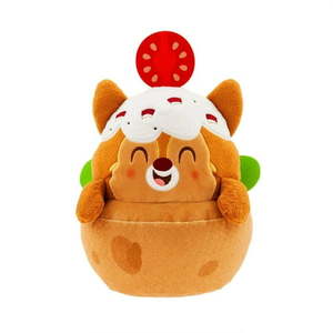 lot 7157 image: Disney Munchlings Chip n Dale Dale Falafel Pita Pocket Street Food Stuffed Animal