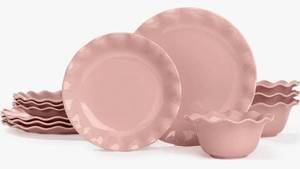 lot 13168 image: Paris Hilton12 Pcs Dinnerware Set Heiress Collection Pink