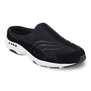 lot 13171 image: Easy Spirit Traveltime Sneaker in Black Suede at Nordstrom, Womens Size 10 W