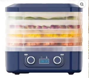 lot 13191 image: Freeze Dryer Machine For Home, 5 Tray Food Dehydrator with Digital Timer & Temperature Control, for Making Jerky, Fruit, Herbs, Dog Treats (Not Standard Power Cord)