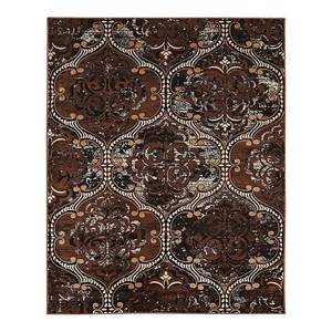 lot 13193 image: Linon Vintage KArthur Power Loomed Microfiber Polyester 2 x3  Rug in Brown