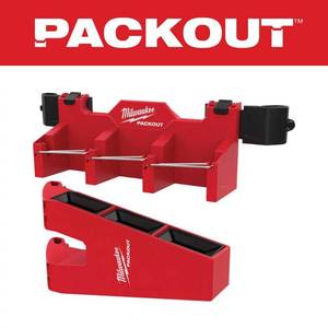 lot 15782 image: PACKOUT Long Tool Holder Tool Box Rack Attachment - Retail $50
