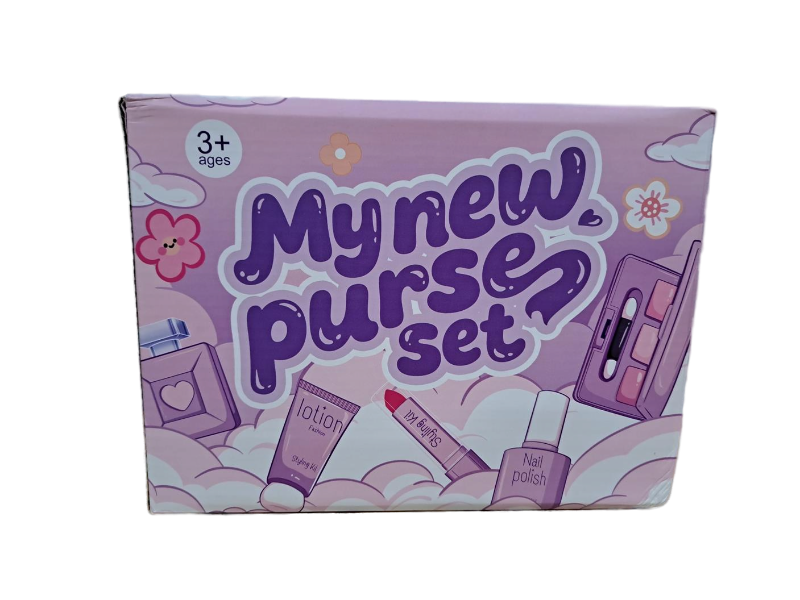 lot 4701 image: Pretend Makeu Up Play Set My New Purse Set for Ages 3 and Up