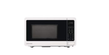 lot 8972 image: 0.7 Cu. Ft 700-Watt Countertop Microwave Oven in White  (DOESNT WORK) - Retail $59